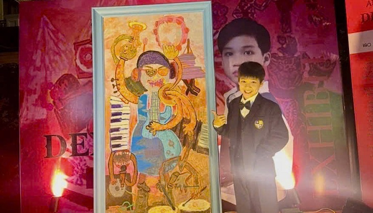 Họa sĩ nhí Đức Long: Tiền bán tranh ủng hộ xây trường vùng cao